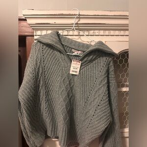 Sincerely Jules Gray Cowl Neck Sweater